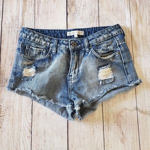 Timing denim collection shorts